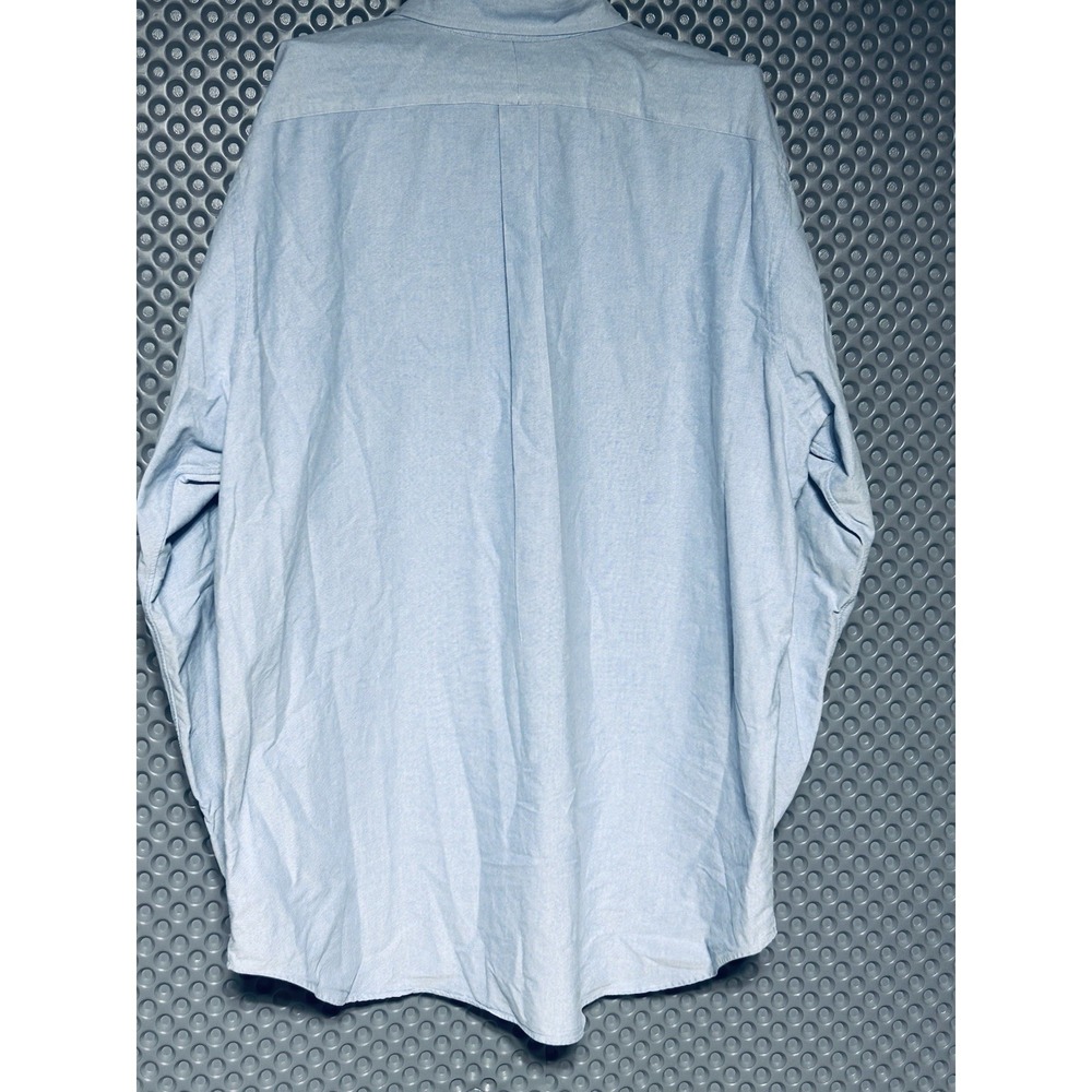 Ralph Lauren Mens 3XLT Light Blue Button Down Long Sleeve Shirt  Classic Fit - Picture 3 of 9